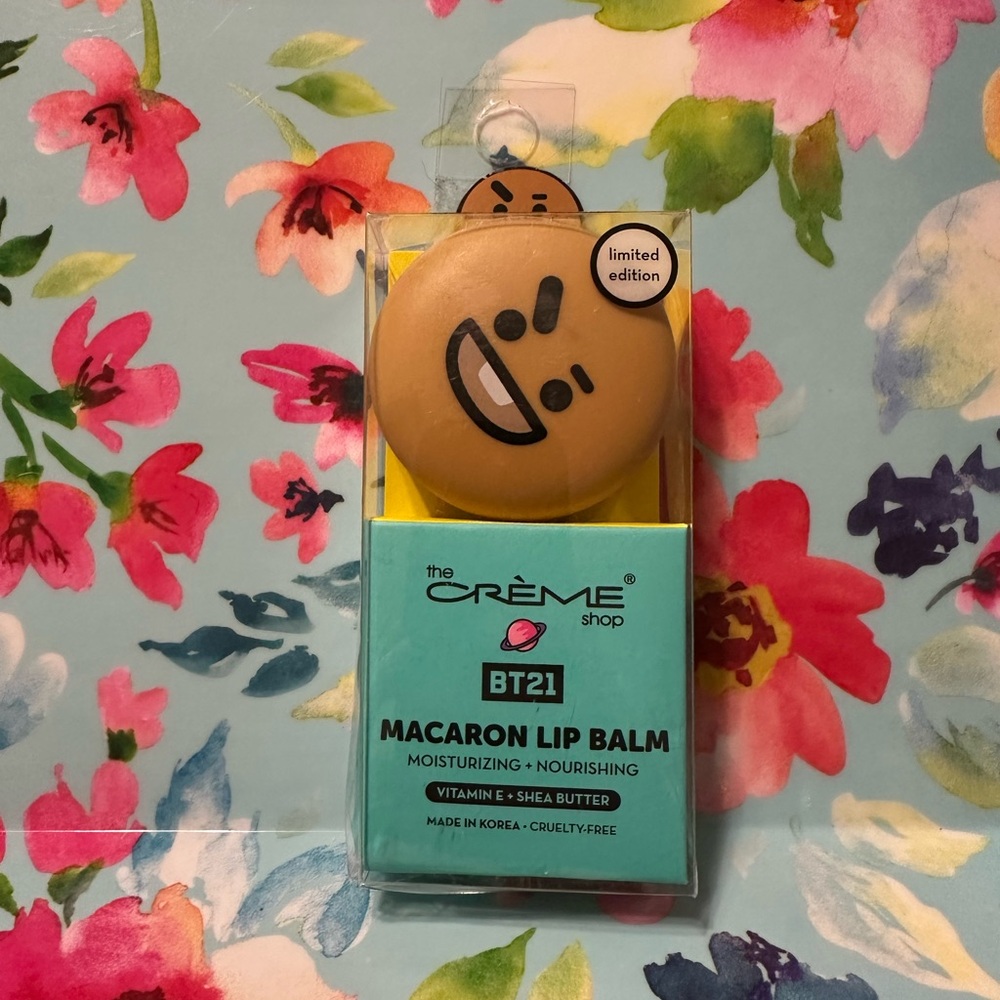 🆕 THE CREME SHOP x BT21 • SHOOKY Macaron Lip Balm - Chocolate Creme 🍫